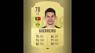 Raphaël Guerreiro Fifa Histroy  #shorts