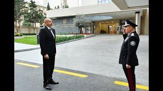 Prezident İlham Əliyev DTX-nin yeni inzibati binalarının açılışında iştirak edib.
