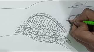 Floral Mehndi Design: Easy Step-by-Step Tutorial #floralmehndi #art