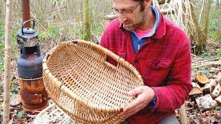 How To Make A Traditional Split Hazel Basket - Lewis Goldwater