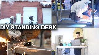 DIY standing desk fabrication