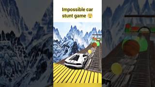 Impossible car stunt games #viral #carstuntgame #trending