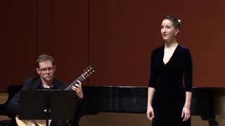 De Falla "Siete Canciones Populares Espanolas" - Sierra Marcy, Soprano, Jamie Monck, Guitar