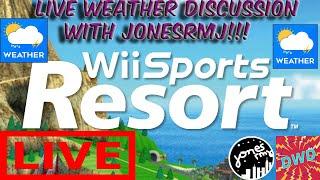 Live Weather Discussion Episode 3 with jonesrmj (Wii Sports Resort Gameplay |ALL GAMES|)