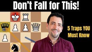 5 Traps EVERY Chess Player Under 2000 ELO MUST Know!