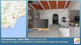 3 dormitorios 1 baño Villa se Vende en Arboleas, Almeria, Spain