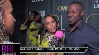 Interview with actor Sean Patrick Thomas & wife Aonika at Own TV's "Black Love" docuseries premiere