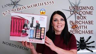 Unboxing Lancome 10 full size favourites beauty box and step-by-step makeup