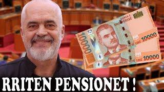 ZYRTARE! QEVERIA SHQIPTARE RRIT pensionet