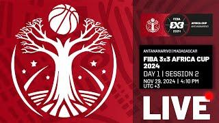 RE-LIVE | FIBA 3x3 Africa Cup 2024 | Day 1/Session 2 | 3x3 Basketball