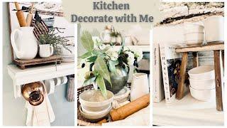 Summer KITCHEN Decorate with Me | Affordable & Thrifted Home Decor Ideas