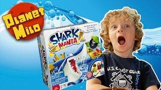 Shark Mania Board Game - Jump the Shark with Planet Milo