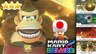 Mario Kart 8 Deluxe Donkey Kong Gameplay Lightning Cup 3 Stars