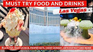 MUST TRY Food and Drinks in Las Vegas // BEST Drinks on the Vegas Strip // Las Vegas Arts District