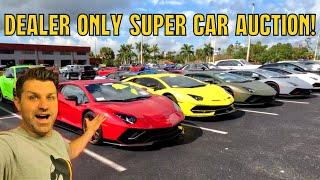 I Found 100's of Supercars going up for Auction in Florida -