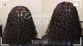 HOW TO: KNOTLESS BOB TUTORIAL  *VERY DETAILED* IHAIRDIARES