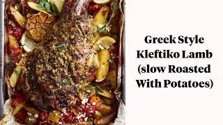 Greek Style Kleftiko Lamb With Potatoes