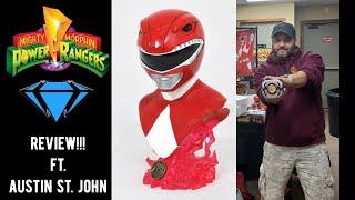 Austin St. John! & | Diamond Select | RED RANGER BUST | NYCC 2021 Exclusive Review |