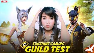 Last Stream of 2024Free Fire LIVE With SUNSHINE | GUILD TEST 1vs4 Free Fire India#ff #girlgamer