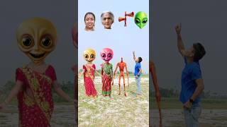 Dancing cute bhabhi and old buddhi & red siren correct head new matching video #trending