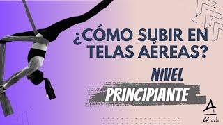 3 SUBIDAS BÁSICAS EN TELAS AÉREAS NIVEL FÁCIL PARA SUBIR A LAS TELAS 