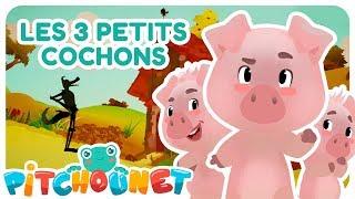 Les trois petits cochons | Dessin animé et conte pour enfant | Pitchounet