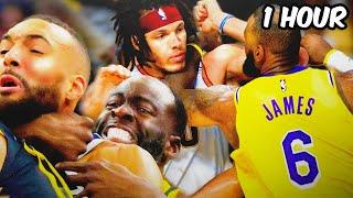 NBA Fights Compilation For 60 Minutes