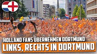 Nächster Oranje-Wahnsinn!: Niederlande-Fans nehmen Dortmund ein (holland nach links nach rechts)