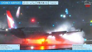  WILD WET WEATHER - Night Plane Spotting @ Sydney Airport w/Kurt + ATC!