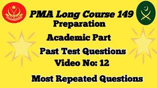 Academic questions for pma initial test | preparation for pma long course 149