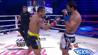 Yodsanklai Fairtex VS Marat Grigorian. A sick fight of Yod's kicking spree!