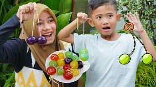 VLOG ALI CARI SEKOLAH DAN MAKAN JELLY LATTO LATTO | Ali vlog