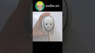 How to sculpt a face | PROPORTIONS️(ˆ⌣ˆԅ)#shorts #art #airdryclay #diy #sculpt #howto #clay #diy