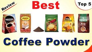 Top 5 Best Coffee Powder In India With Price // Instant Coffee Powder // Coffee Brand In India