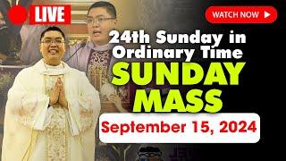 SUNDAY HOLY MASS LIVE TODAY - 4:00 AM Sunday SEP 15, 2024 || 24th Sunday in Ordinary Time