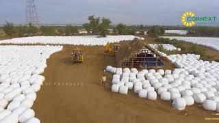 Cornext Silage Baling Operations - Drone Video (Call: 1800-121-7677)