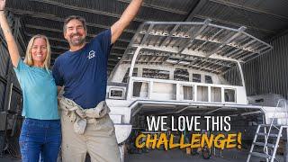SMASHING Out Projects  (Building Our Own Aluminum Catamaran Pt. 24)