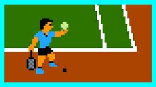 Tennis (FC · Famicom / NES) original video game | level 5 session