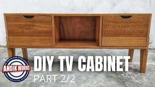 Cara Membuat TV Kabinet /How to Make a TV Cabinet (Part 2/2) Finished