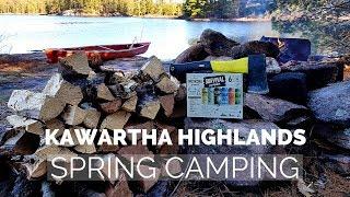 Serpentine Lake Loop - Kawartha Highlands - Early Spring Camping