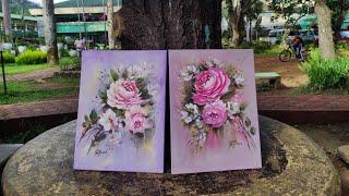 Life update - painting roses in the university campus