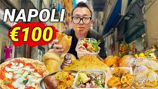 Sfida €100 Street Food NAPOLI In Italia Si Può Ancora Mangiare a Questi PREZZI!!