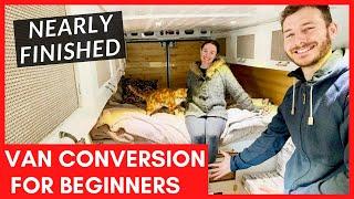 Our DIY Van Build is Almost Complete | Beginner Van Conversion Series UK