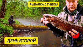 Поймали много Ленка! Рыбалка с гидом. Рыбалка в России.