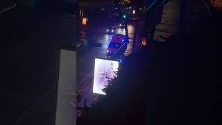 RTW trifft am Einsatz Zielort, auf Einsatzfahrt in Ludwigshafen