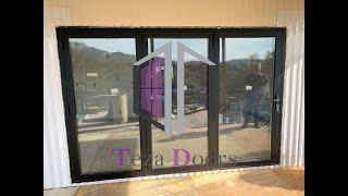 TEZA DOORS | TEZA 75 SERIES BIFOLD DOOR | 108" X 80" | 3 PANELS
