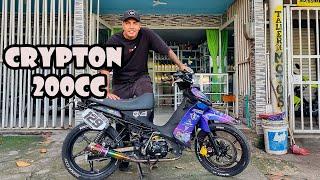 Yamaha Crypton 2 Modificada ¿Tu lo harías? 200cc