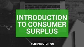 Introduction to consumer surplus