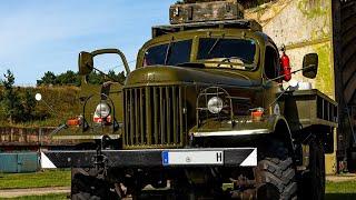 Обзор ЗИЛ 157 КЕ  | Review vintage army truck ZIL (SIL) 157 KE | Exterior and Interior Walkaround