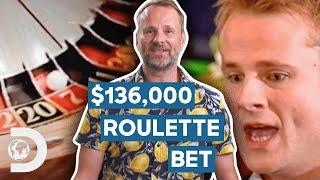 Man Bets $136,000 Life Savings On Single Roulette Spin In Las Vegas | Hustlers Gamblers Crooks